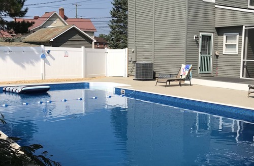 Old Fields House | Historic, Spacious, 4 BR, POOL, dog friendly home in town with a gas fire pit .