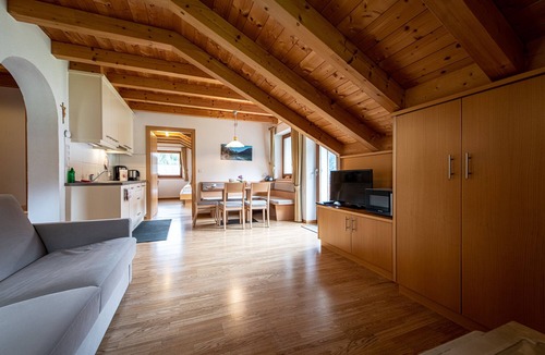 Anterselva Apartment | House Landheim Apart. Mountain view with separate bedroom and waterfall view!