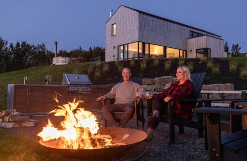 Inverness County House | Juniper - Luxury Cottage with Stunning Views, Private Hot Tub, Private Path to Beach