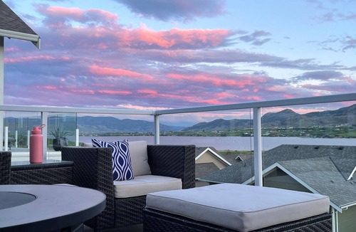 Osoyoos House | Lake and Mountain Views | Golf cart | Boat slip