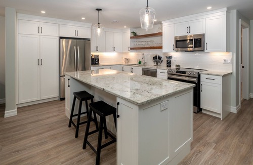 Halifax County Apartment | Lakefront King bed w/lux hot tub.