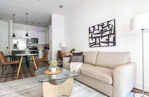 Cary Apartment | Landing | Chic 1BD, Rooftop Lounge, Pool
