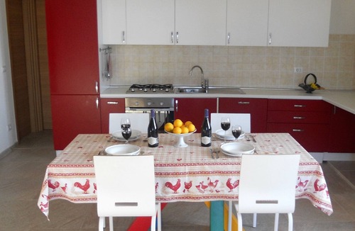 Sermoneta Apartment | Large apartment in a medieval stone Court, terrace, great view, pool use