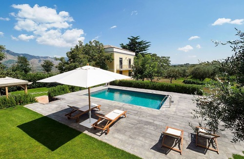 Rovittello Villa | Large Sicily villa rental with pool, Wi-Fi, garden, near Mt. Etna, Taormina