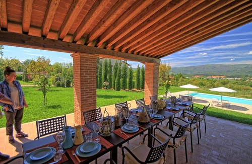 Bibbiena Villa | Luxury Tuscany Retreat: Casale Gressa,Private Pool, 8 Bedrooms, A/C,Top Location