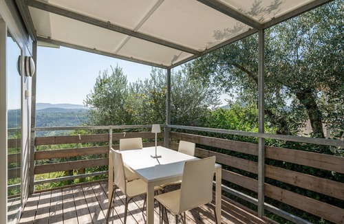 Margine Coperta-Traversagna House | Mobile Home 'Camping Belsito Venere 515' with Shared Pool, Wi-Fi and Air Conditioning