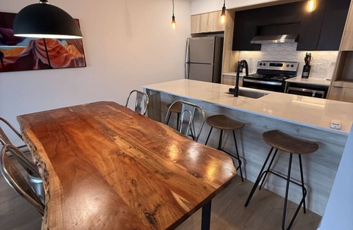 Plateau Apartment | Modern 2BD/2BA Suite at Le Prisme w/Indoor Pool, Gym & Yoga Studio