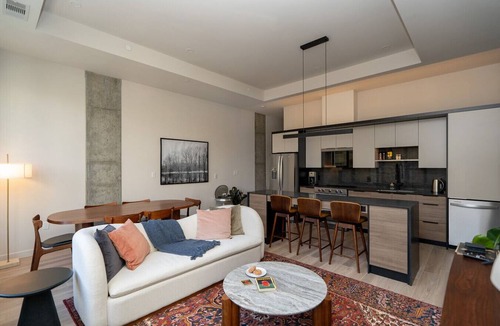 Downtown Halifax Apartment | *NEW Designer Mid-Century Modern 2B/2B