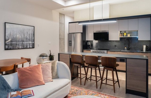 Downtown Halifax Apartment | *NEW Designer Mid-Century Modern 2B/2B
