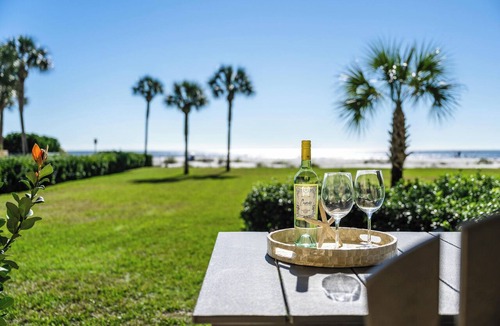 Saint Simons Island Condo | Oceanfront King & Prince Villa | Breathtaking Ocean Views | Access to Resort Amenities!