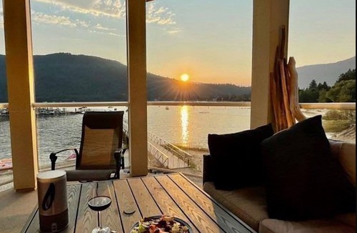 Sicamous Condo | On the Beach! 2 Bedroom 2 Bathroom Waterfront Condo with boat slip.
