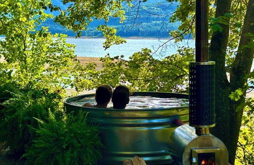 Central Kootenay Apartment | Osprey Lodging Lake Front Retreat