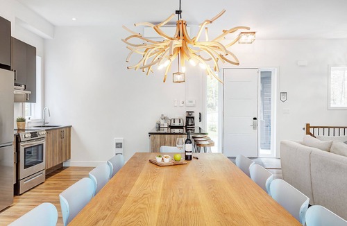 La Conception Ski Chalet | Peaceful Chalet. Spa, Sauna & BBQ. 15 minutes To Tremblant. Pet Friendly!