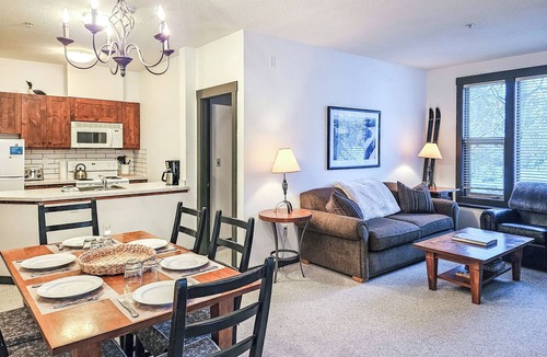 Panorama Apartment | Pet-friendly 2 bedroom at 1000 Peaks Summit Lodge