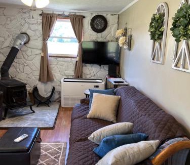 Barnardsville House | Pet friendly rustic cabin with views 26 min to downtown Asheville