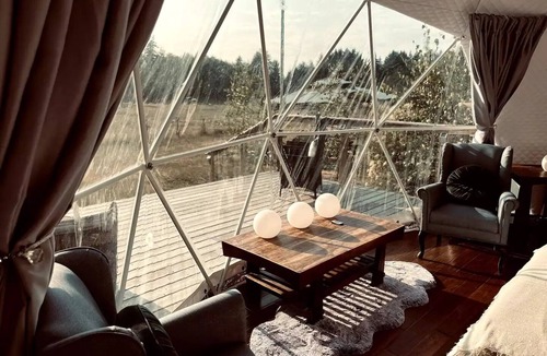 Regional District of Nanaimo RV Rental | Prancing Pony Glamping Dome at Shirewoods Farm
