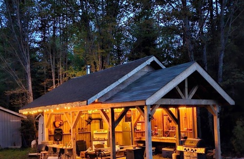 Madawaska Cottage | Private Forest Cottage with Hot Tub & Bunkie+sleeps 10