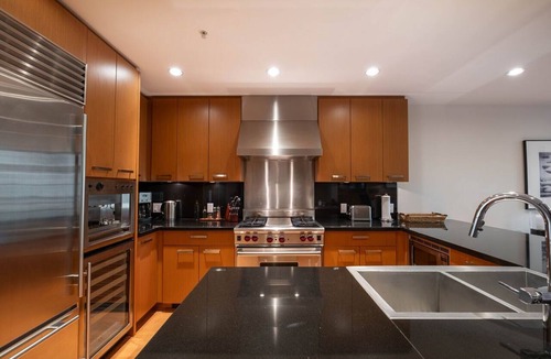 Whistler Condo | Private Hot Tub | AC | Woodburning fireplace