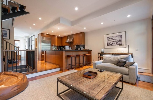 Whistler Condo | Private Hot Tub | AC | Woodburning fireplace
