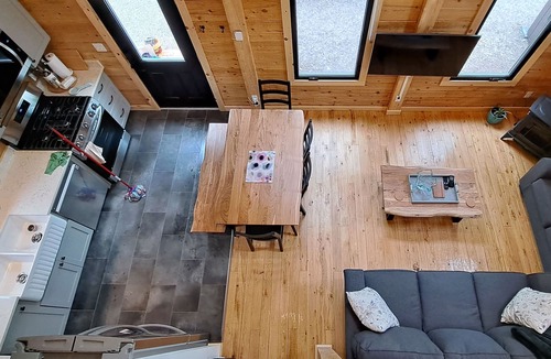 Antigonish County Cabin | Private lakefront log cabin with year-round hot tub.