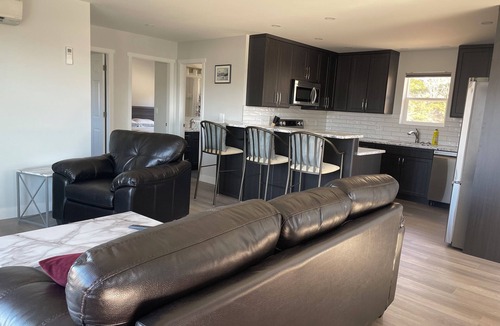 Vernon Apartment | Relax on the deck and enjoy the beautiful lake views in Vernon, (North Okanagan)