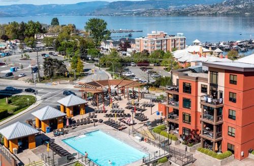South Pandosy Apartment | Resort Style Living with Private Lawn and Patio