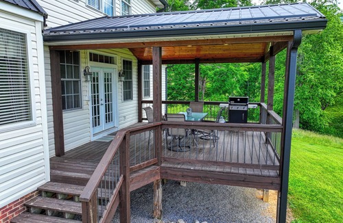 Bristol Cabin | Riverfront home on South Holston River Perfect for Fishing, Hiking, Relaxing
