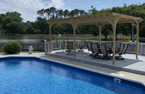 Northeast Virginia Beach House | Riverfront House, Dock, Hot Tub, Salt Pool, near beach, Free WiFi