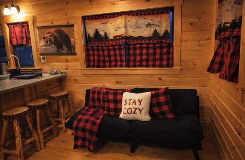 Union Mills Cabin | Rustic Tiny Cabin retreat with AC
