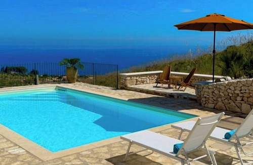 Scopello House | Sea view villa with panoramic pool near Scopello