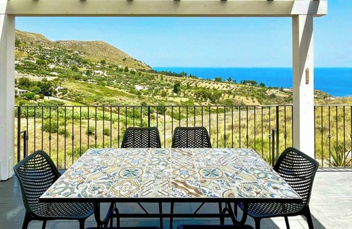 Scopello House | Sea view villa with panoramic pool near Scopello