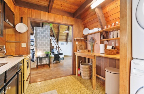 Juan de Fuca Electoral Area Cabin | Seaside A-Frame Cabin with Barrel Sauna near French Beach