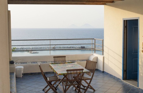 Capo d'Orlando Apartment | Seaview 3-room apartment stunning view Aeolian Islands