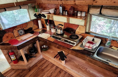 Mattawa RV Rental | Secluded Glamping Tent Rental in the Laurentian Mountains of Mattawa, Ontario