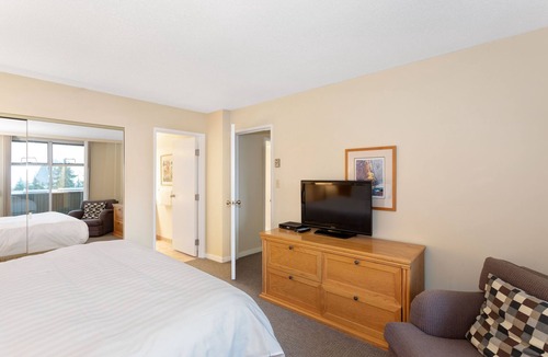 Upper Village Cabin | Slopeside Ski In/Out, corner unit, forest view | Pool & Hot Tub, great for families | Calling in NA