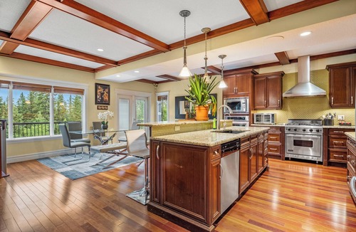 Southwest Calgary House | Spacious 7BR, 3-Story Home | Hot Tub, Sauna, Pool Table, Backyard & Trails