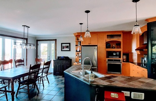 Saint Irenee Ski Chalet | Spacious Chalet with St-Lawrence River View and Spa in Charlevoix, for 2 to 8