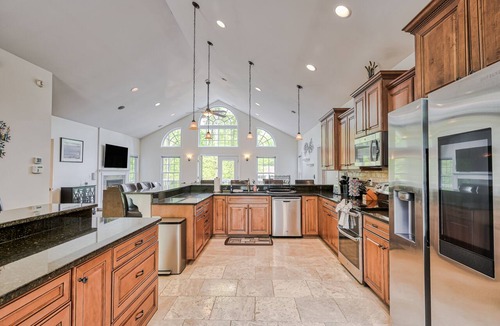 Morgan II House | Sprawling waterfront home with kayaks, game room, and hot tub