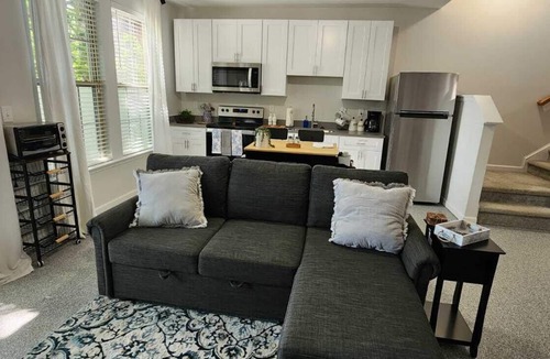 Wake Forest Apartment | Stylish 3BR + Studio Retreat–Sleeps 8 Comfortably!