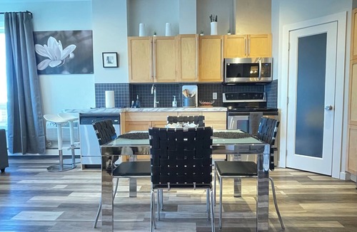 Downtown Edmonton Condo | Sub Penthouse suite over looking the legislature grounds in Beautiful Edmonton .