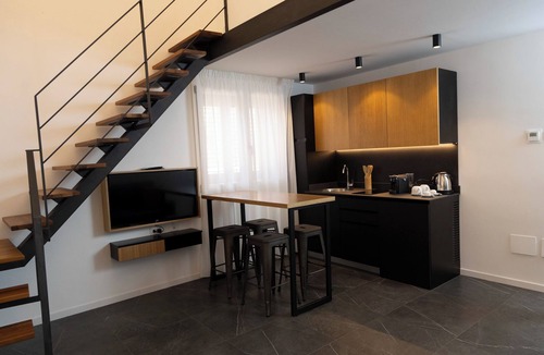 Bagheria Apartment | Superior Quadruple Upstairs Studio with Balcony