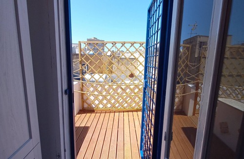 Trapani City Centre Apartment | The Terrace in the Blue, with an exclusive terrace for dining under the stars