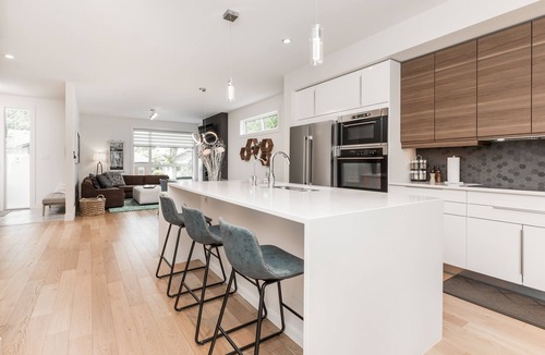 South Lethbridge House | Theatre - Fire Table - High End Executive Home