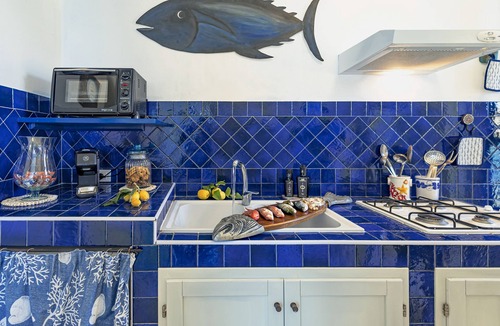 Capo Zafferano Apartment | Top floor apartment with private beach access and pool - lisca bianca rental