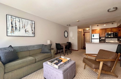 Silver Star Mountain Condo | Top floor studio condo at Creekside - pet friendly, views, close to trails