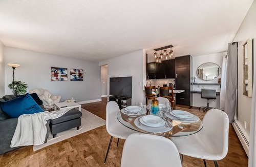 Fort Saskatchewan Apartment | Top Floor Executive Luxury Condo Heated Underground Parking & only 3km’s to Dow