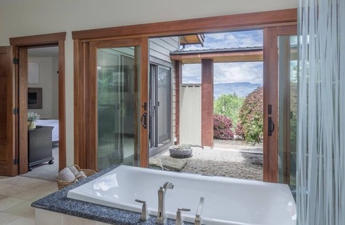 Southeast Kelowna House | Tuscan Craftsman on Vineyard Estate, close to hiking, vineyards
