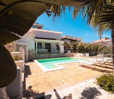 Alcamo Marina Villa | Villa con Piscina 150mt dal Mare 8 Posti OA