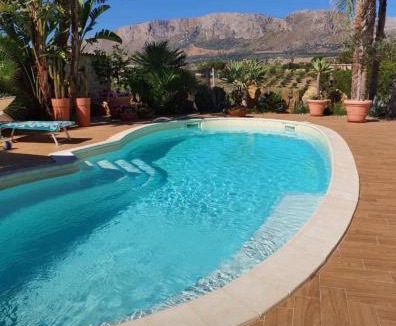 Trappeto Villa | Villa Dorotea con piscina