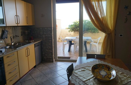 Castroreale Terme House | Villa with direct access to the beach and with a beautiful sea view.